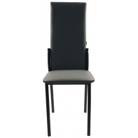 Стул ВВР Оскар экокожа серый/черный купить в Минске Стул ВВР Оскар экокожа серый/черный купить в Минске