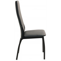 Стул ВВР Оскар экокожа серый/черный купить в Минске Стул ВВР Оскар экокожа серый/черный купить в Минске