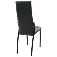 Стул ВВР Оскар экокожа серый/черный купить в Минске Стул ВВР Оскар экокожа серый/черный купить в Минске