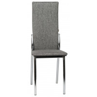 Стул ВВР Оскар рогожка серый/хром купить в Минске Стул ВВР Оскар рогожка серый/хром купить в Минске