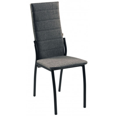 Стул ВВР Прага рогожка серый/черный купить в Минске
