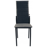 Стул ВВР Прага рогожка серый/черный купить в Минске Стул ВВР Прага рогожка серый/черный купить в Минске