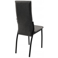 Стул ВВР Прага рогожка серый/черный купить в Минске Стул ВВР Прага рогожка серый/черный купить в Минске