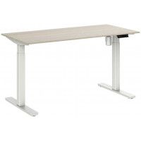 Стол WellDesk Evolution с электроприводом одномоторный 1400*800*28 мм (белая рама) купить в Минске Стол WellDesk Evolution с электроприводом одномоторный 1400*800*28 мм (белая рама) купить в Минске