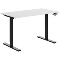 Стол WELLDESK FIRST с механическим приводом 1400*800*18 мм (черная рама) купить в Минске