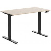 Стол WELLDESK FIRST с механическим приводом 1400*800*18 мм (черная рама) купить в Минске