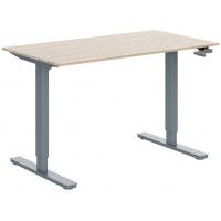 Стол WELLDESK FIRST с механическим приводом 1400*800*18 мм (серая рама) купить в Минске Стол WELLDESK FIRST с механическим приводом 1400*800*18 мм (серая рама) купить в Минске