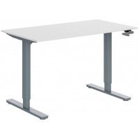 Стол WELLDESK FIRST с механическим приводом 1400*800*18 мм (серая рама) купить в Минске Стол WELLDESK FIRST с механическим приводом 1400*800*18 мм (серая рама) купить в Минске