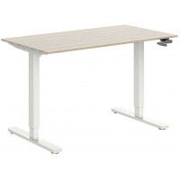 Стол WELLDESK FIRST с механическим приводом 1400*800*28 мм (белая рама) купить в Минске Стол WELLDESK FIRST с механическим приводом 1400*800*28 мм (белая рама) купить в Минске