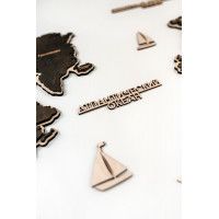 Набор надписей океанов и аксессуаров (Натуральный) купить в Минске