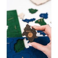 Карта Республики Беларусь цветная (на белорусском языке) 60*51,5 см купить в Минске