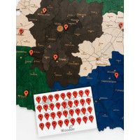 Карта Республики Беларусь цветная (на белорусском языке) 60*51,5 см купить в Минске