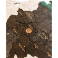 Карта Республики Беларусь цветная (на белорусском языке) 60*51,5 см купить в Минске