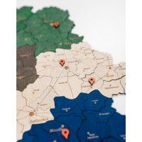 Карта Республики Беларусь цветная (на белорусском языке) 60*51,5 см купить в Минске