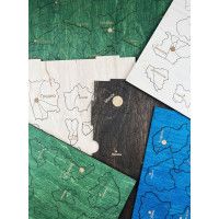 Карта Республики Беларусь цветная (на русском языке) 60*51,5 см купить в Минске