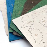 Карта Республики Беларусь цветная (на русском языке) 60*51,5 см купить в Минске