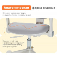 Кресло ортопедическое Yoka Griff (Гриф) серый купить в Минске