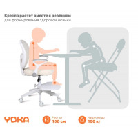 Кресло ортопедическое Yoka Milooo (Милу) бежевый купить в Минске Кресло ортопедическое Yoka Milooo (Милу) бежевый купить в Минске