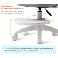 Кресло ортопедическое Yoka Jaxi (Джакси) серый купить в Минске