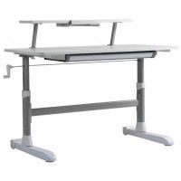 Стол детский регулируемый Yoka Slame 120 (белый/серый) купить в Минске