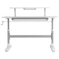 Стол детский регулируемый Yoka Slame 120 (белый/серый) купить в Минске