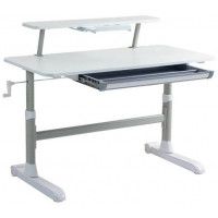 Стол детский регулируемый Yoka Slame 120 (белый/серый) купить в Минске