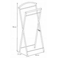 Вешалка костюмная Контур черная купить в Минске Вешалка костюмная Контур черная купить в Минске