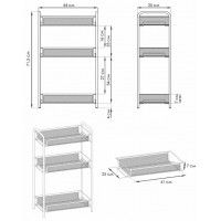 Этажерка Ладья 2К черная купить в Минске Этажерка Ладья 2К черная купить в Минске