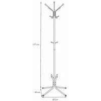 Вешалка напольная Луч 5 черная купить в Минске
