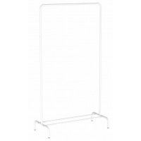 Вешалка гардеробная Радуга 1 белая