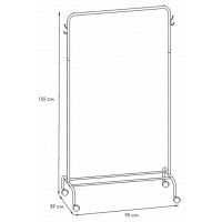 Вешалка гардеробная Радуга 2 черная купить в Минске Вешалка гардеробная Радуга 2 черная купить в Минске