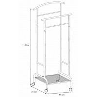 Вешалка костюмная Римини 2М черная купить в Минске
