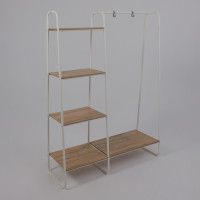 Гардеробная система с полками СКАНДИНАВИЯ 1 белый купить в Минске