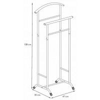 Вешалка костюмная Стиль-3 черная купить в Минске