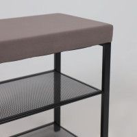 Банкетка ТОРОНТО 13S серый/черный купить в Минске Банкетка ТОРОНТО 13S серый/черный купить в Минске