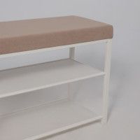 Банкетка ТОРОНТО 23S бежевый/белый купить в Минске Банкетка ТОРОНТО 23S бежевый/белый купить в Минске