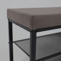 Банкетка ТОРОНТО 23S серый/черный купить в Минске