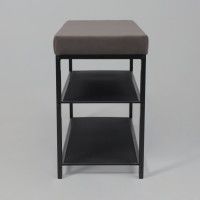 Банкетка ТОРОНТО 23S серый/черный купить в Минске