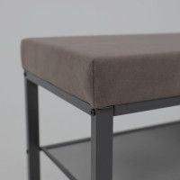 Банкетка ТОРОНТО 23S серый/графит купить в Минске Банкетка ТОРОНТО 23S серый/графит купить в Минске