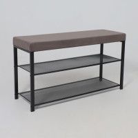 Банкетка ТОРОНТО 33С серый/черный купить в Минске