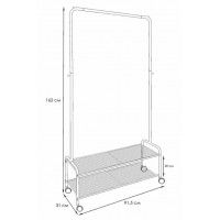 Вешалка гардеробная Валенсия 32М черный купить в Минске