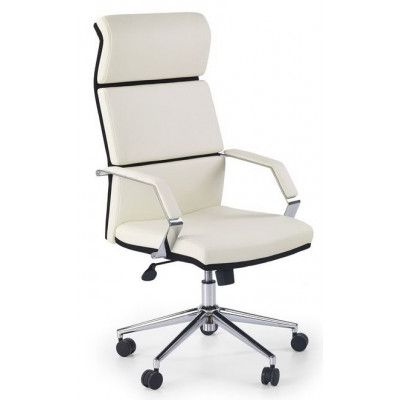 Кресло Halmar Costa (Коста) бело-черный/хром Кресло Halmar Costa (Коста) бело-черный/хром